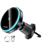 Essager 15W Magnetic Car Charger – Secure Grip, 360° Rotation, LED Light