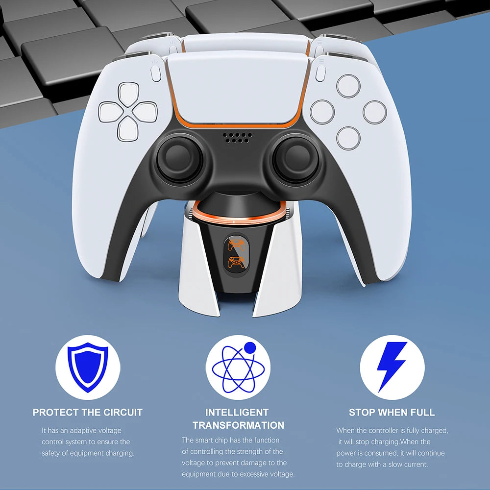 PS5 DualSense Dual Controller Charging Station with USB Ports