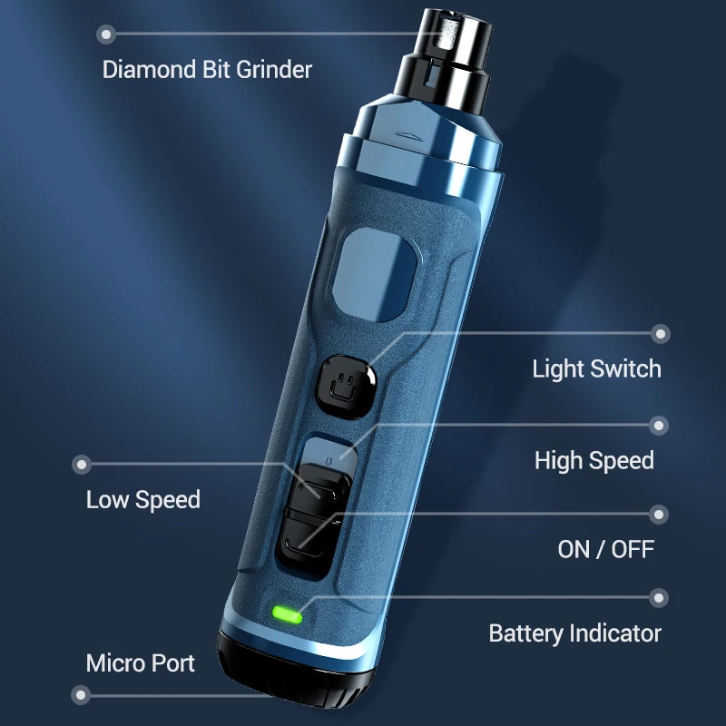 ROJECO N30 USB-Rechargeable Electric Pet Nail Clippers