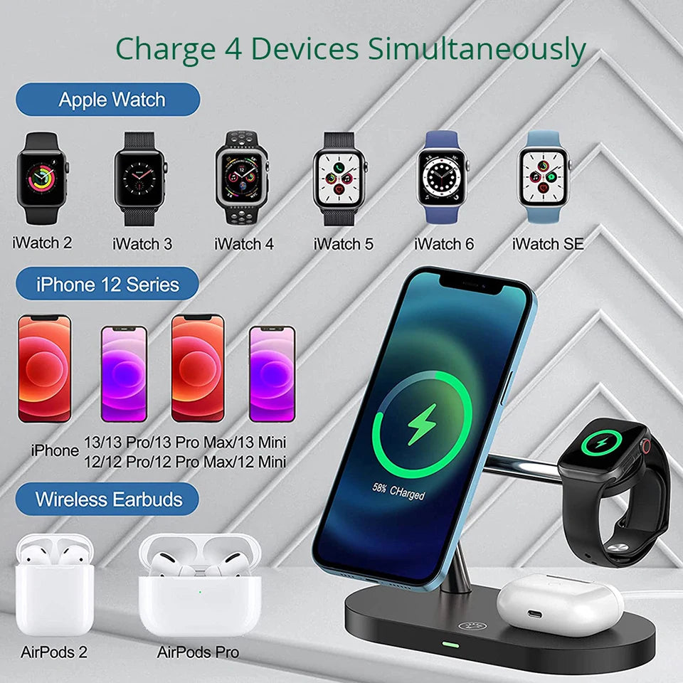 Bonola 5-in-1 Magnetic Wireless Charger