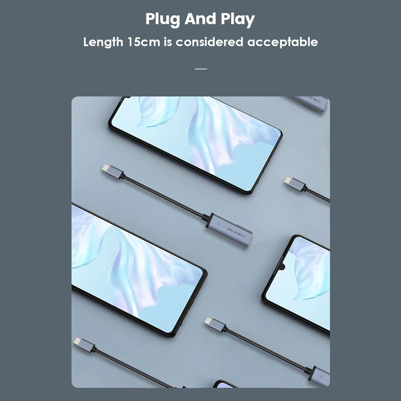 CABLETIME USB Type-C to 3.5mm AUX Adapter