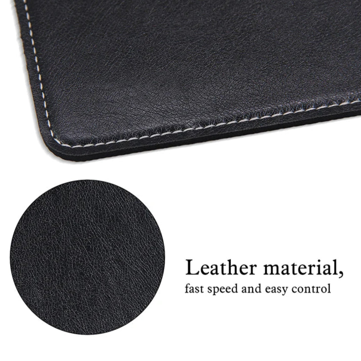 Smooth Surface Leather Mouse Pad