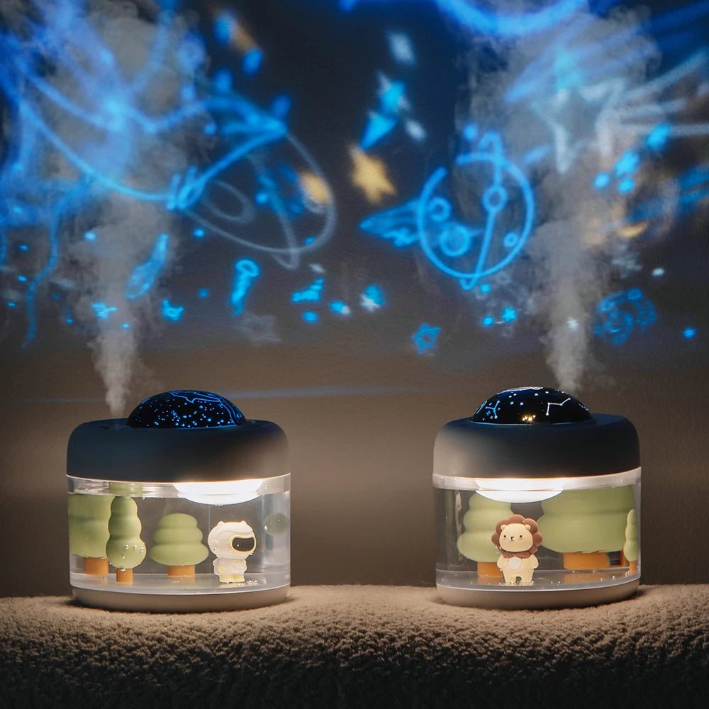 Portable USB Rechargeable Projection Aroma Humidifier