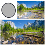 K&F Concept MC UV & CPL Camera Filter Kit with Lens Cap