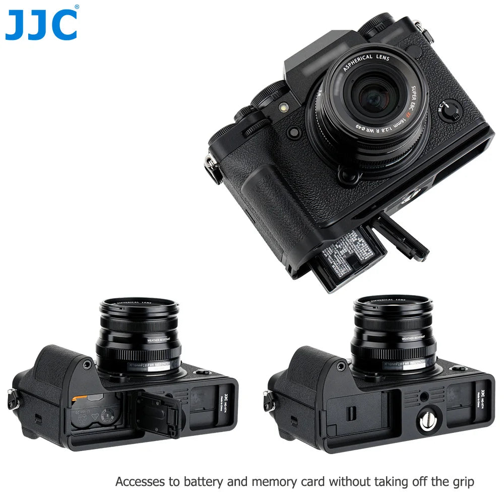 JJC Quick Release L-Bracket Hand Grip for Fujifilm X-T4 Camera