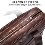 Men’s Classic Leather Laptop Briefcase