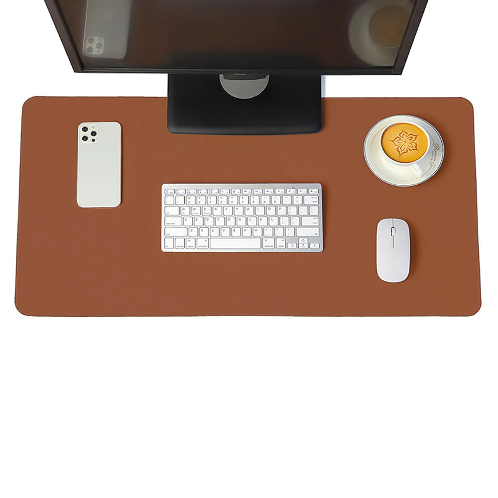 Large PU Leather Waterproof Mouse & Keyboard Desk Pad
