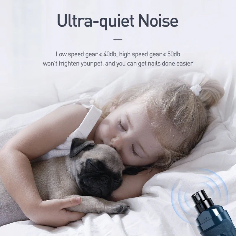 ROJECO N30 USB-Rechargeable Electric Pet Nail Clippers