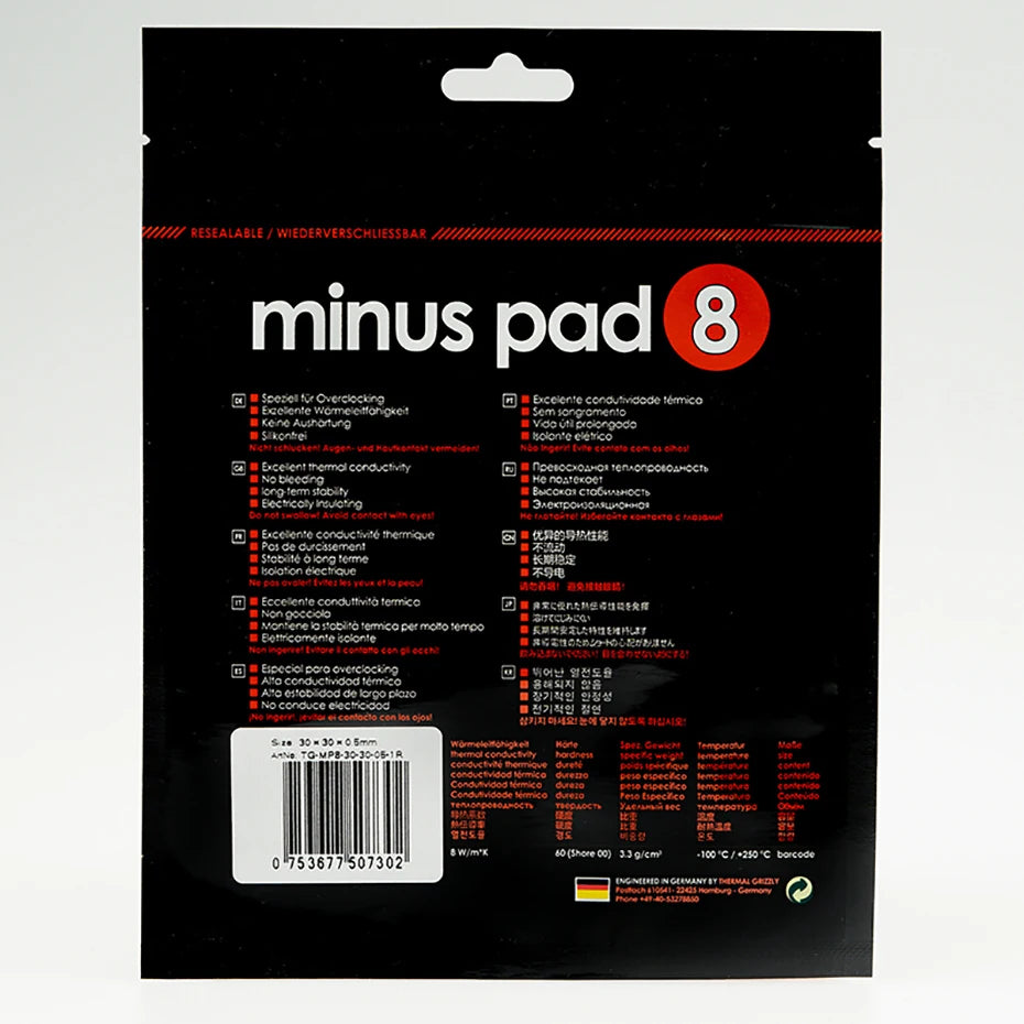 Thermal Grizzly Minus Pad 8 High-Performance Thermal Pad
