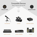 CABLETIME XLR 3-Pin Microphone Cable, Variable Lengths