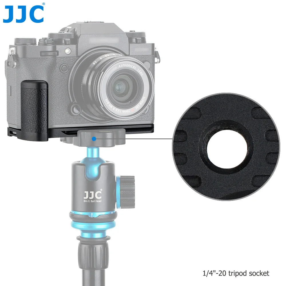 JJC Quick Release L-Bracket Hand Grip for Fujifilm X-T4 Camera