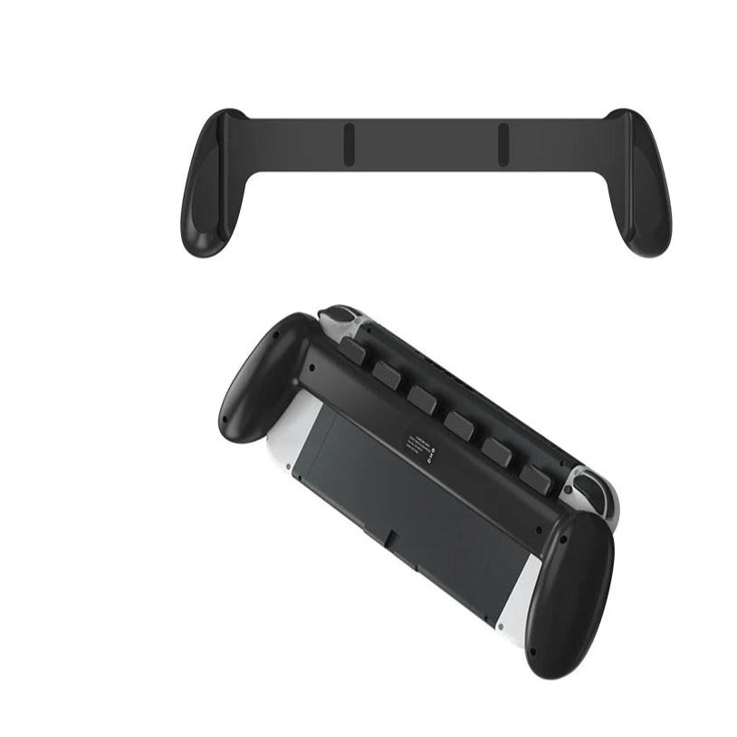 Ergonomic Hand Grip with Built-in 6 Game Card Slots for Nintendo Switch OLED