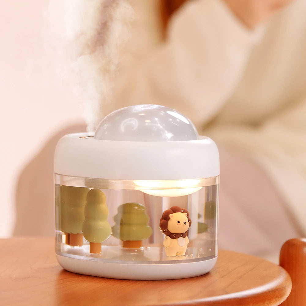 Portable USB Rechargeable Projection Aroma Humidifier