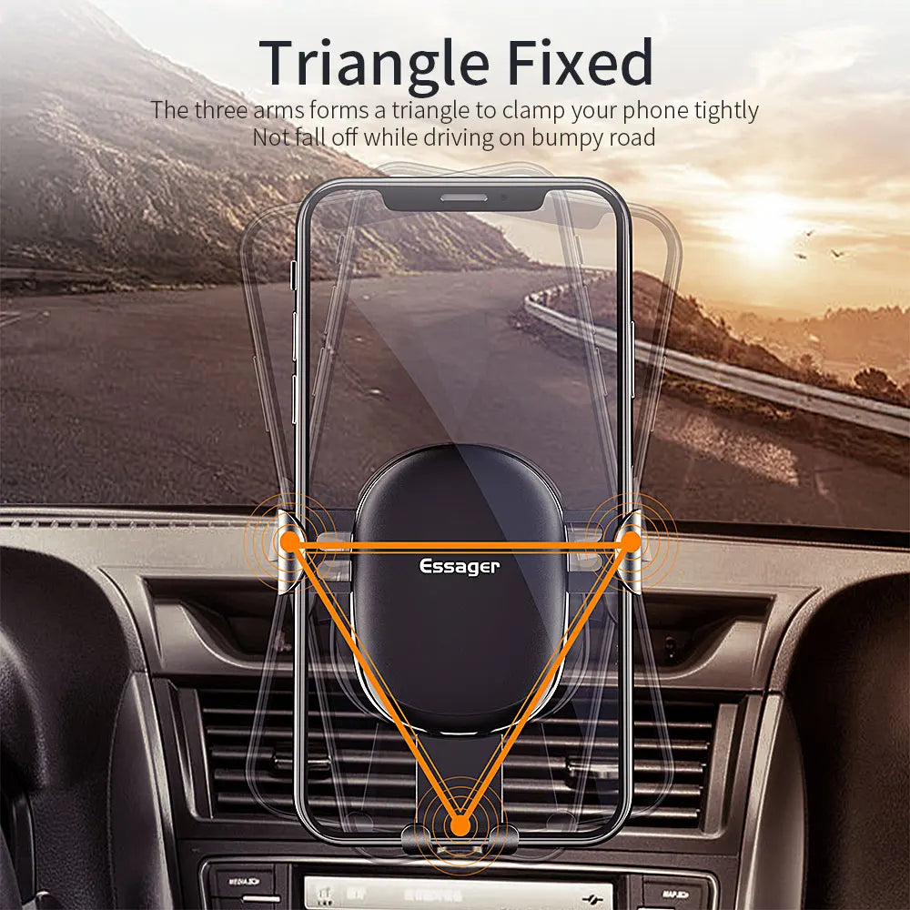 Essager Gravity Auto-Lock Car Phone Holder