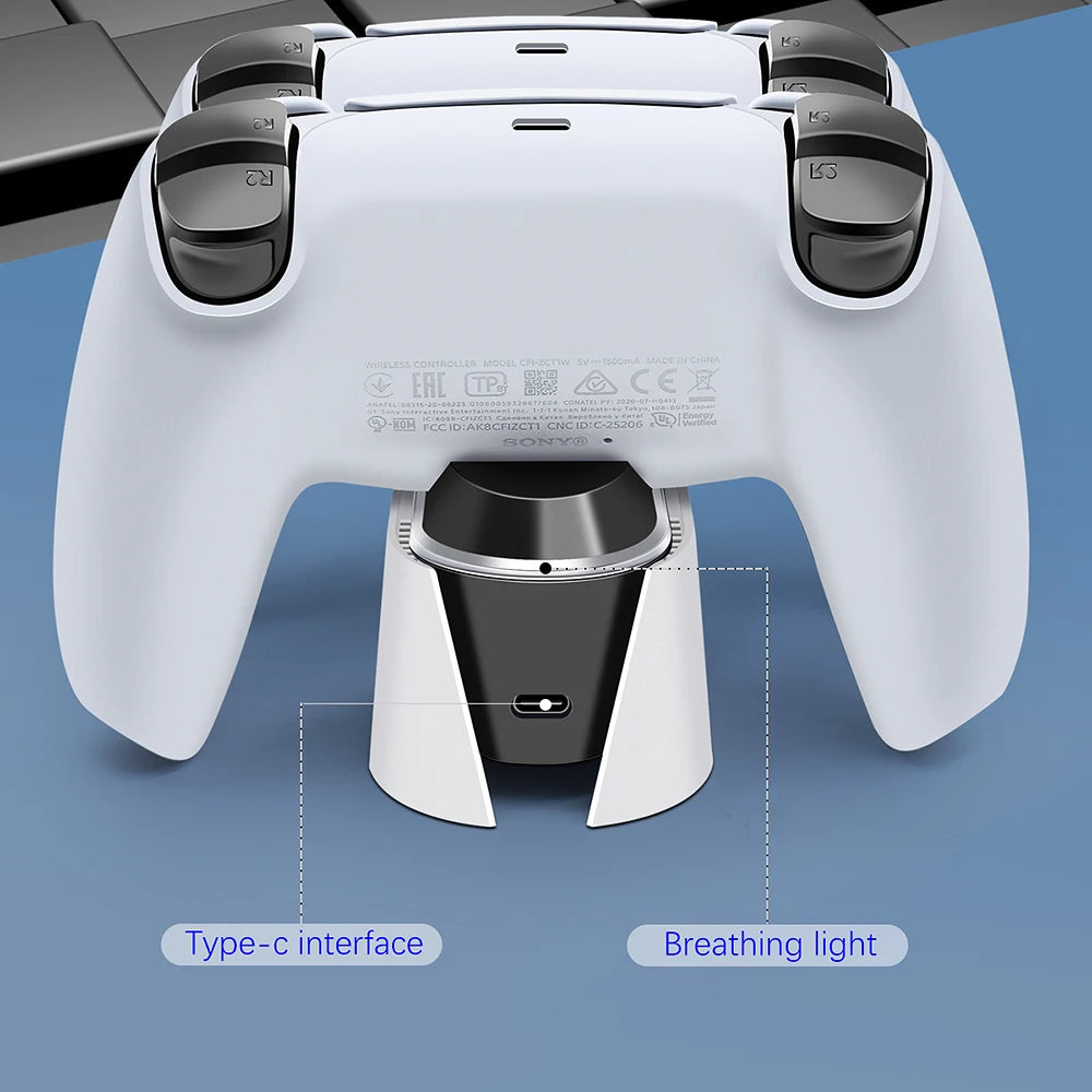 PS5 DualSense Dual Controller Charging Station with USB Ports