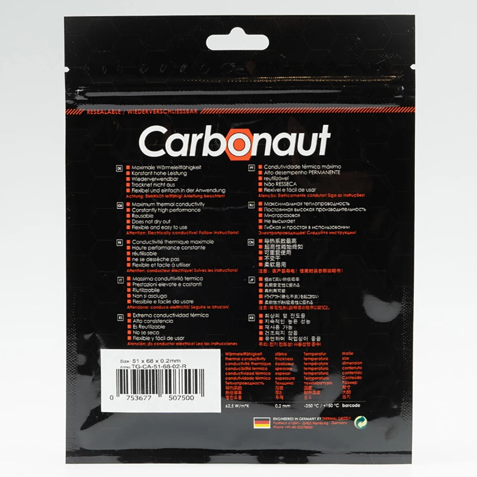 Thermal Grizzly Carbonaut High-Performance Thermal Pad