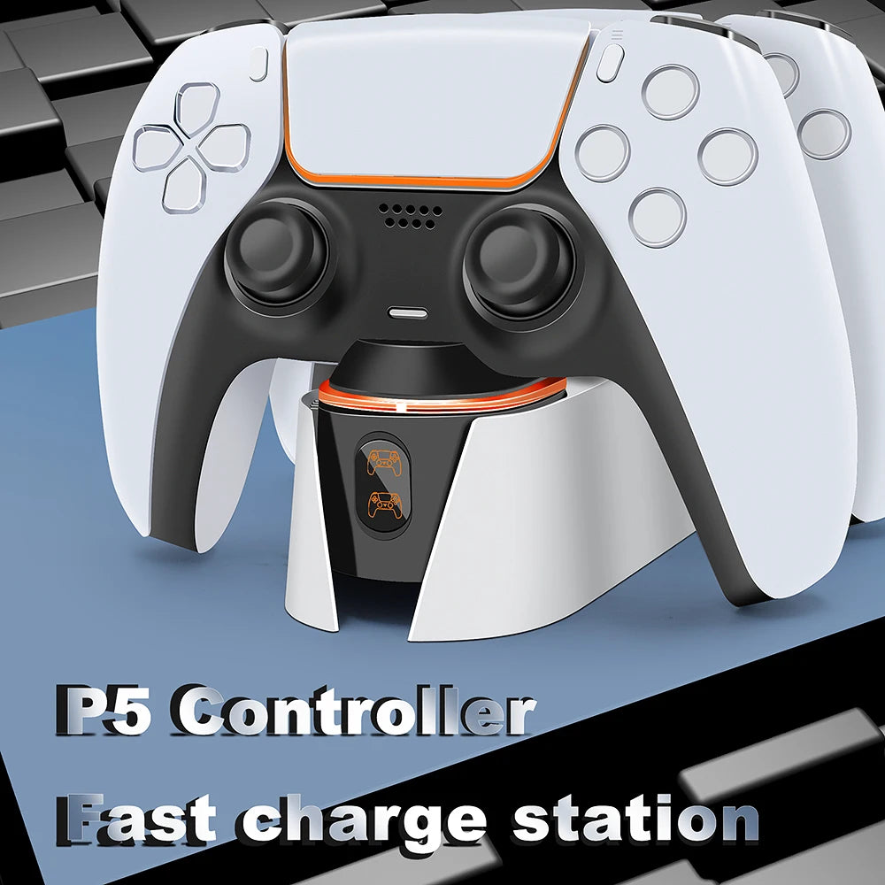 PS5 DualSense Dual Controller Charging Station with USB Ports