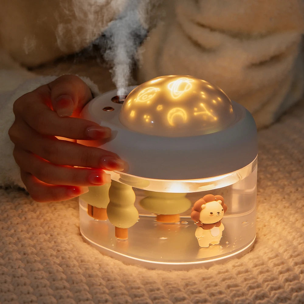 Portable USB Rechargeable Projection Aroma Humidifier