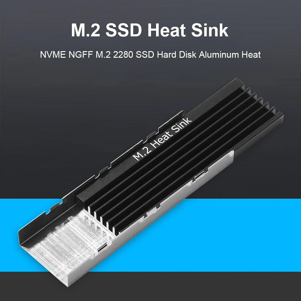 M.2 2280 Aluminum Finned SSD Heat Sink for PlayStation 5