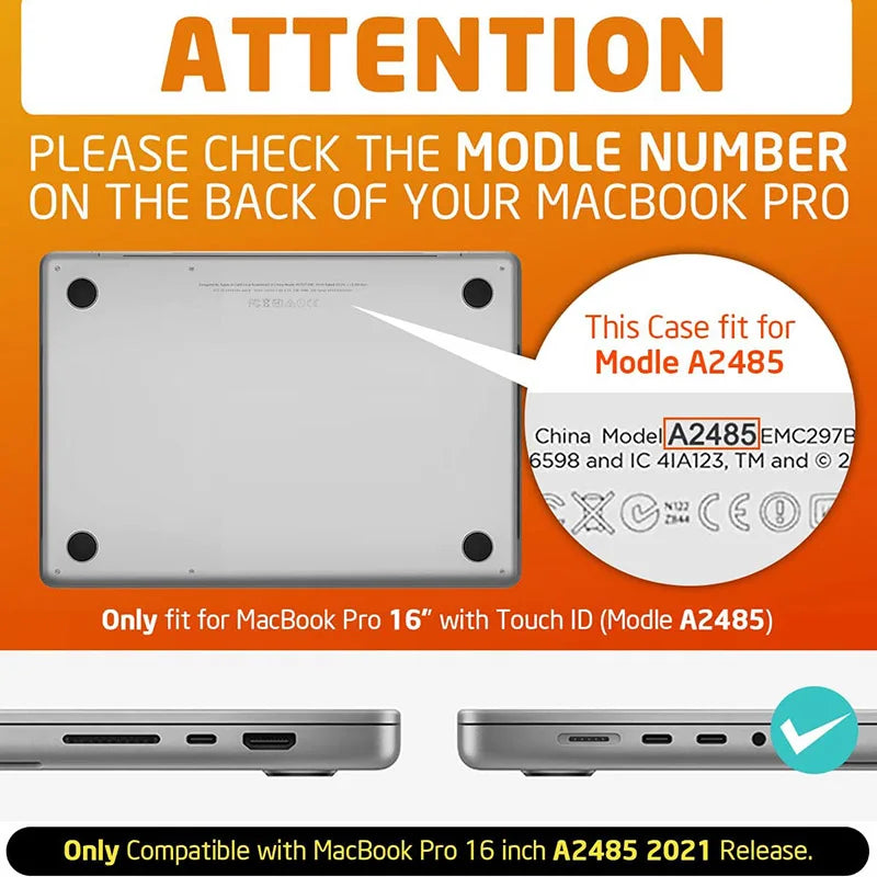 Military-Grade Drop Protection Case for MacBook Pro 16" (2023/2021)