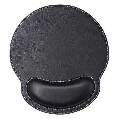 Ergonomic Leather Mouse Pad with Memory Foam Wrist Support