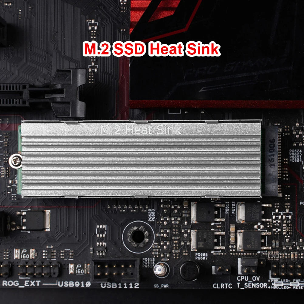 M.2 2280 Aluminum Finned SSD Heat Sink for PlayStation 5