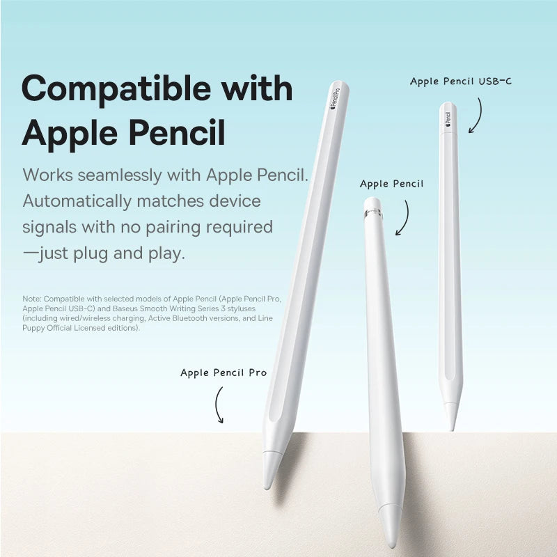 Baseus 6-Pack Pencil Nib Tips for Apple Pencil 1st & 2nd Gen