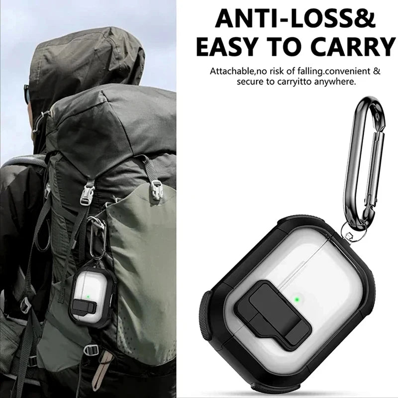 Shockproof Transparent Earphone Case for AirPods 4