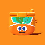 Carrot Style Silicone Protective Case for AirPods 4