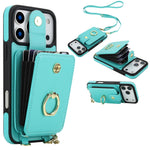 2-in-1 Zipper Wallet Case with Detachable Lanyard for iPhone 17 Series