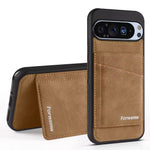 Google Pixel 9 Series Protective PU Leather Case with Card Slot