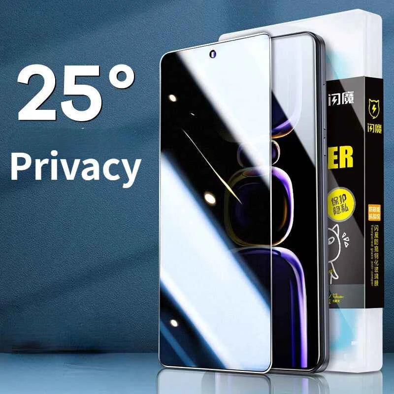 Full Coverage Tempered Glass Privacy Screen Protector for Xiaomi 13T Series