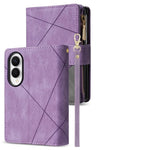 Embossed Leather 9-Card Wallet Case with Detachable Wrist Strap for Samsung Galaxy Z Fold 8
