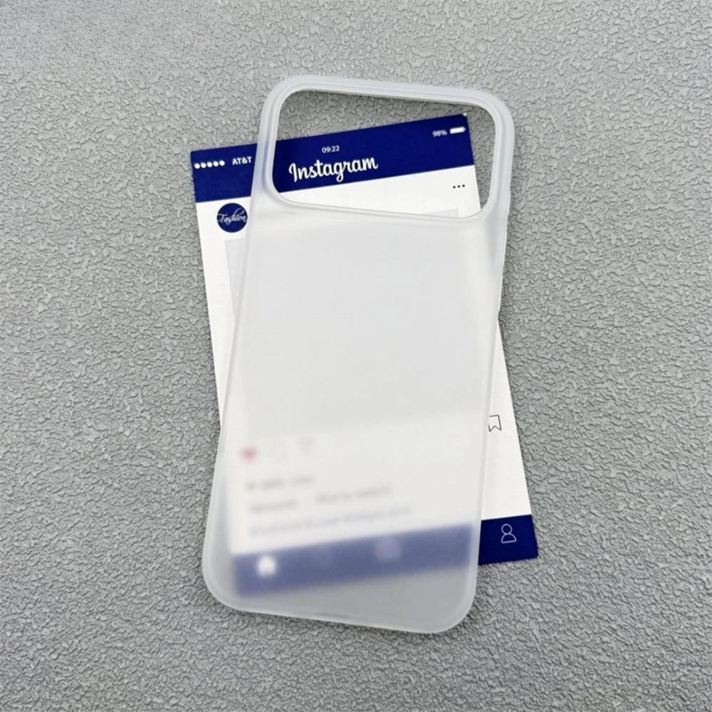 Simple Solid Color Frosted Case for iPhone 17 Series