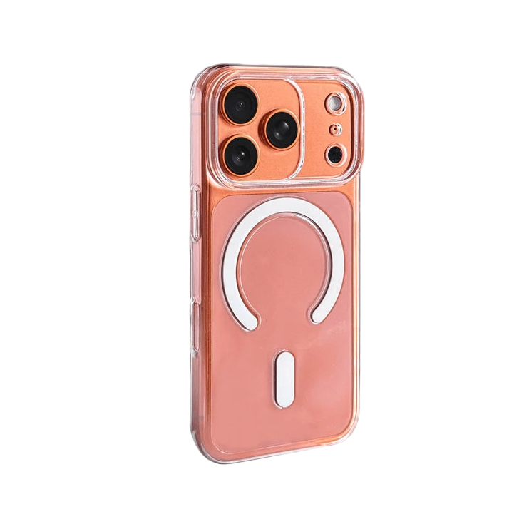 Ultra-Thin Transparent MagSafe Case with Enclosed Camera Button for iPhone 17 Series
