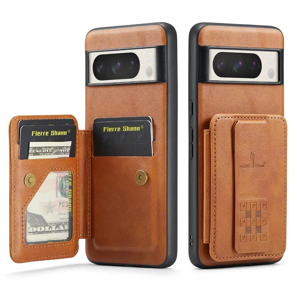 Multi-Card RFID Blocking Wallet Case for Google Pixel 8 Series