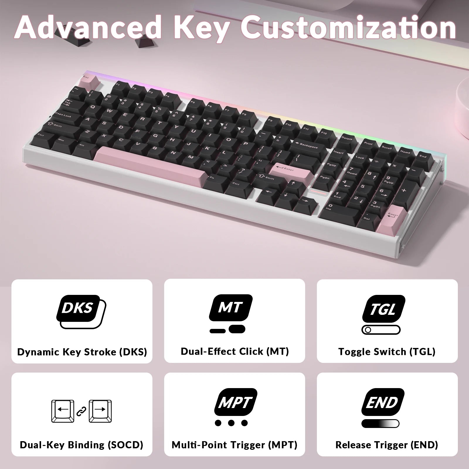 AULA HERO99 Rapid Trigger Esports Keyboard