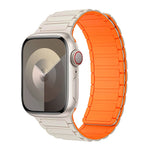 Silicone Replacement Strap with Magnetic Closure for Apple Watch