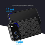 Carbon Fiber MagSafe Case with Raised Edge Protection for iPhone 17 Series