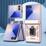 Slim Protective Hard PC Case with Ring Stand for Samsung Galaxy Z Flip 8