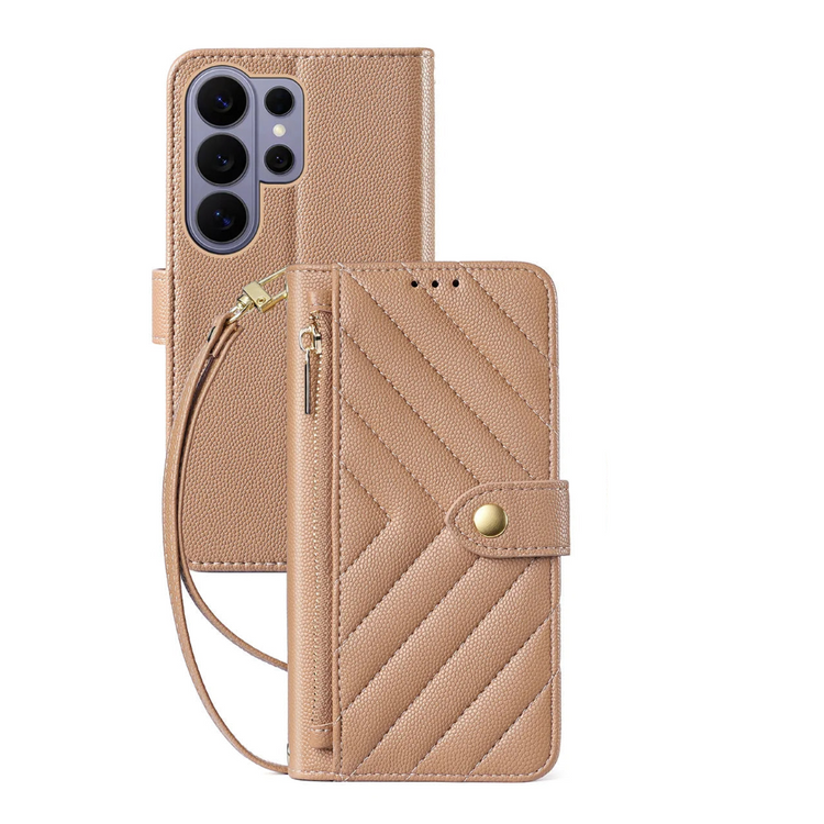 Crossbody Leather Wallet Case for Samsung Galaxy S23 Series