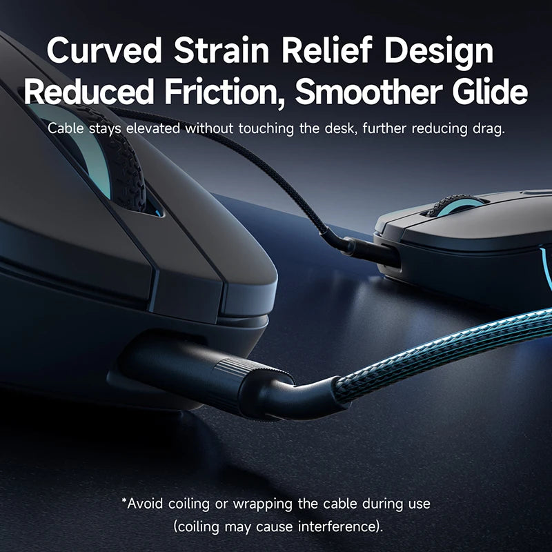 Hagibis Ultra-Fine 1.8mm Paracord Mouse Cable