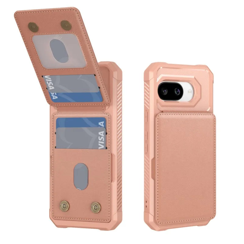 Premium Wallet Case with RFID Protection & Card Holder for Google Pixel 9a