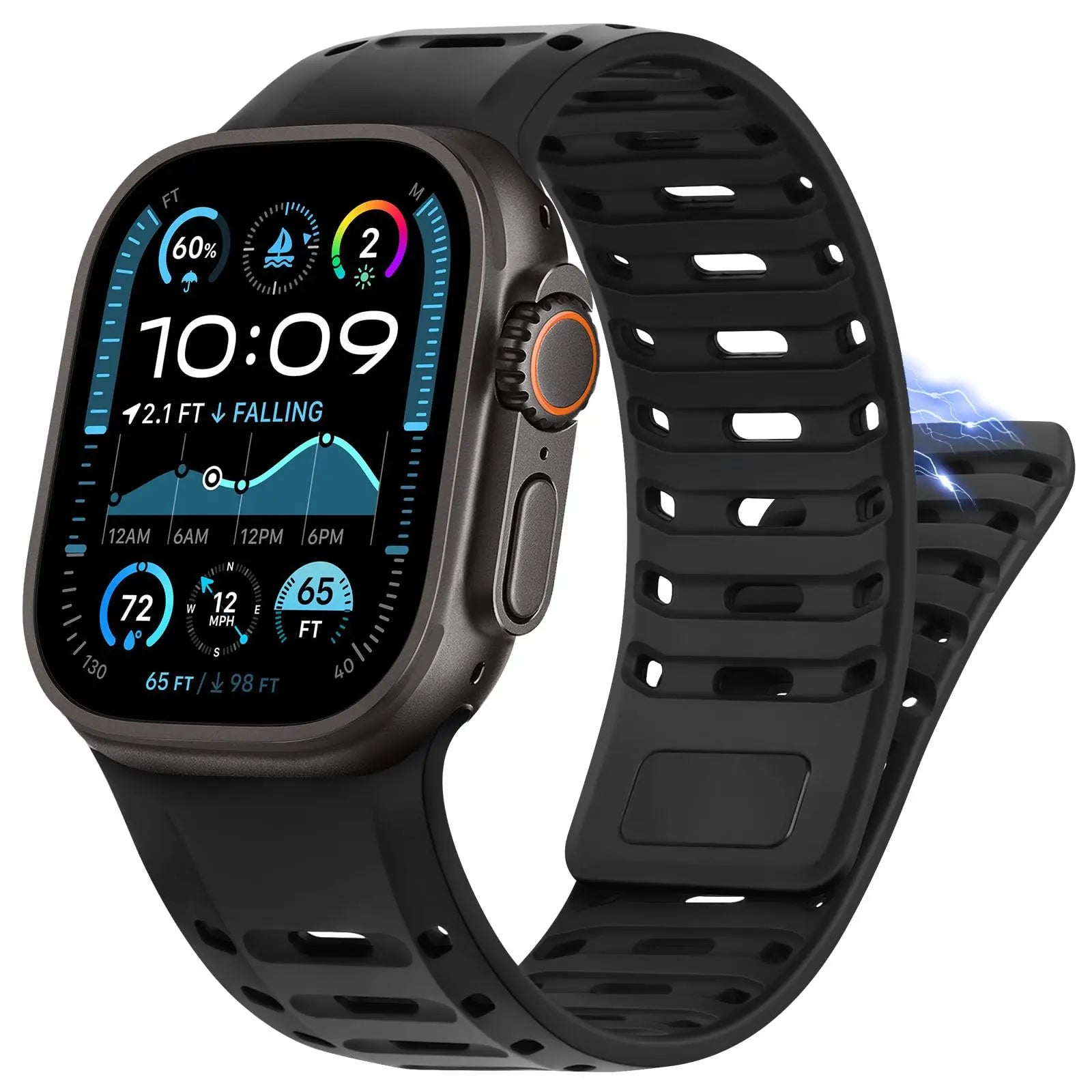 Sport Silicone Magnetic Strap for Apple Watch