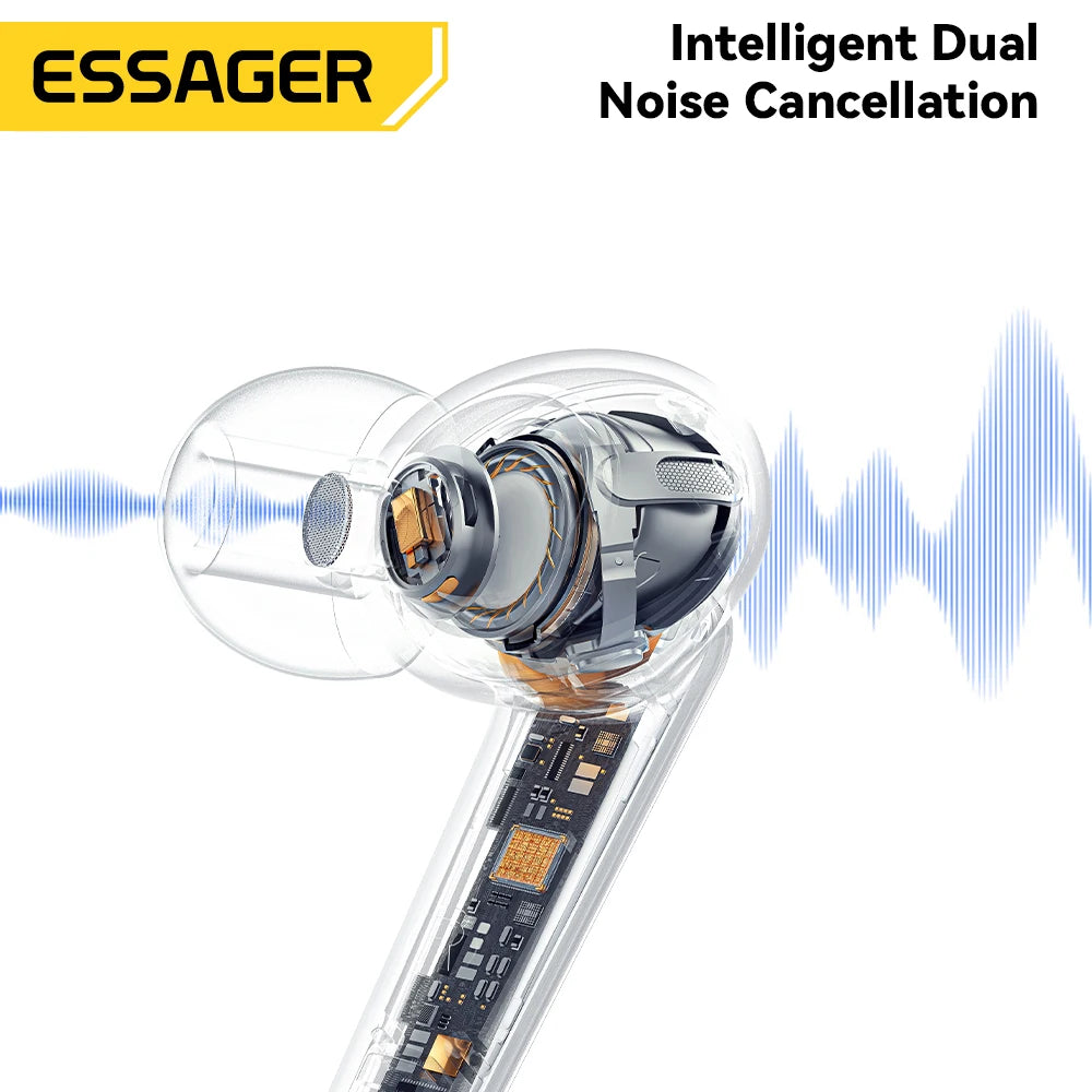 Essager Bluetooth 5.3 Noise Cancelling Earbuds