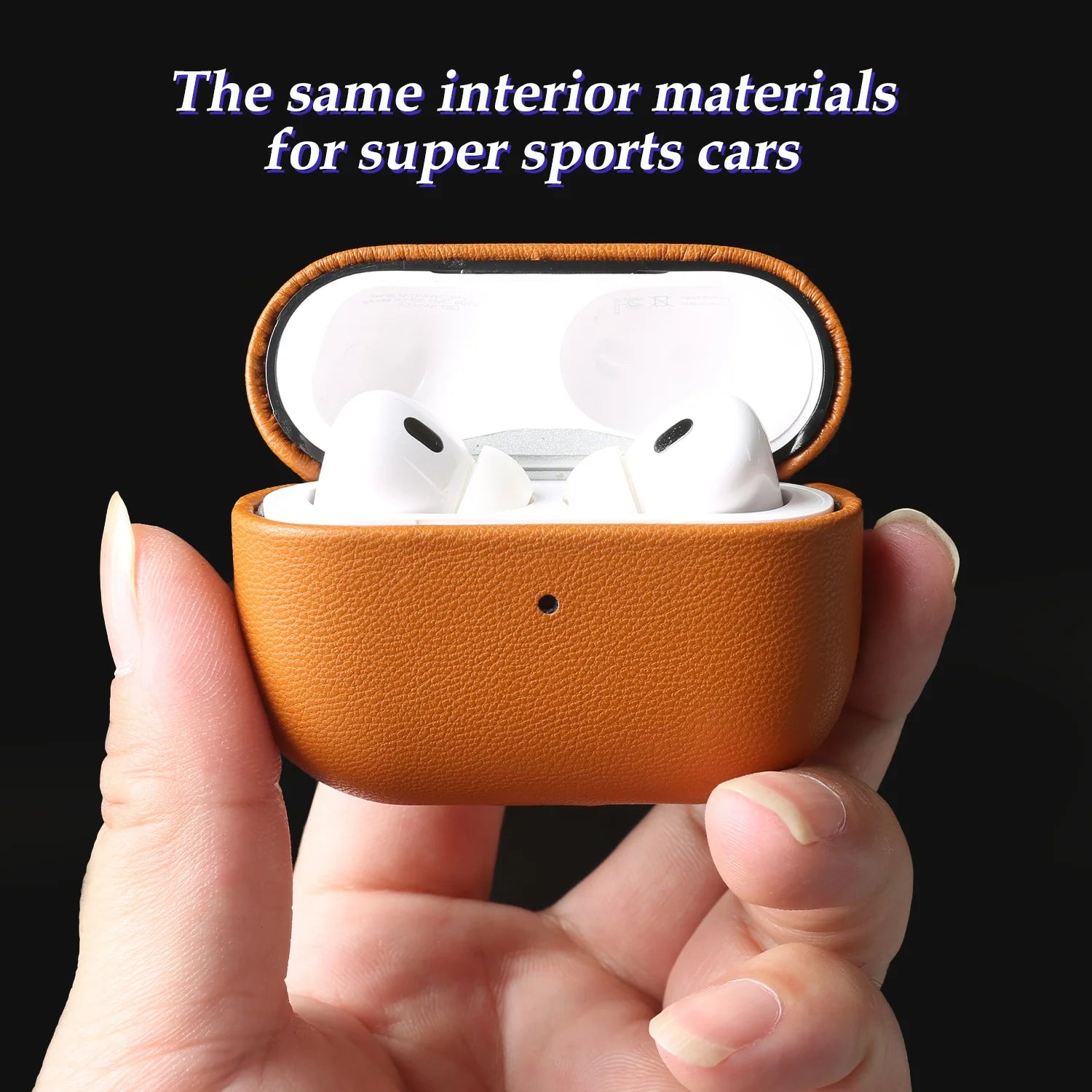 Eco-Friendly Bio Leather Case for AirPods 4