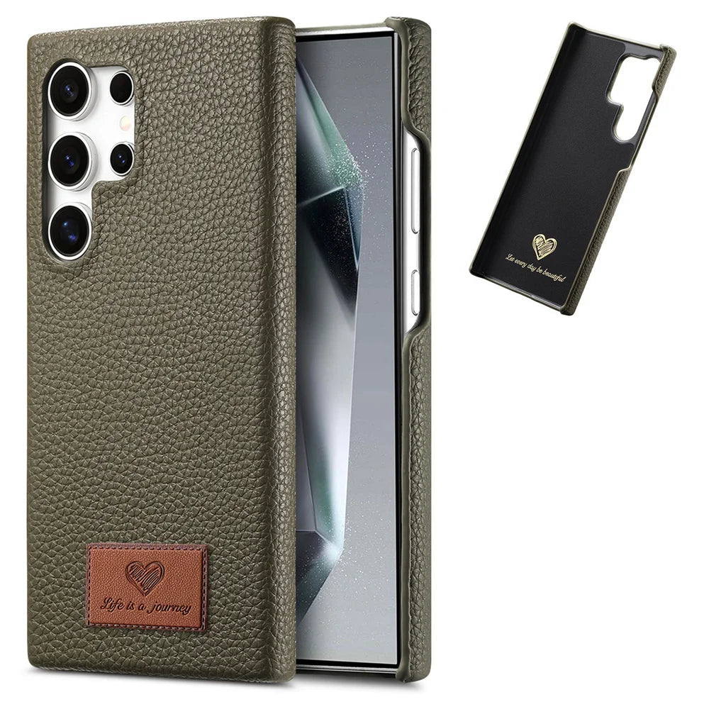 Premium Leather Protective Case for Samsung Galaxy S25 Series