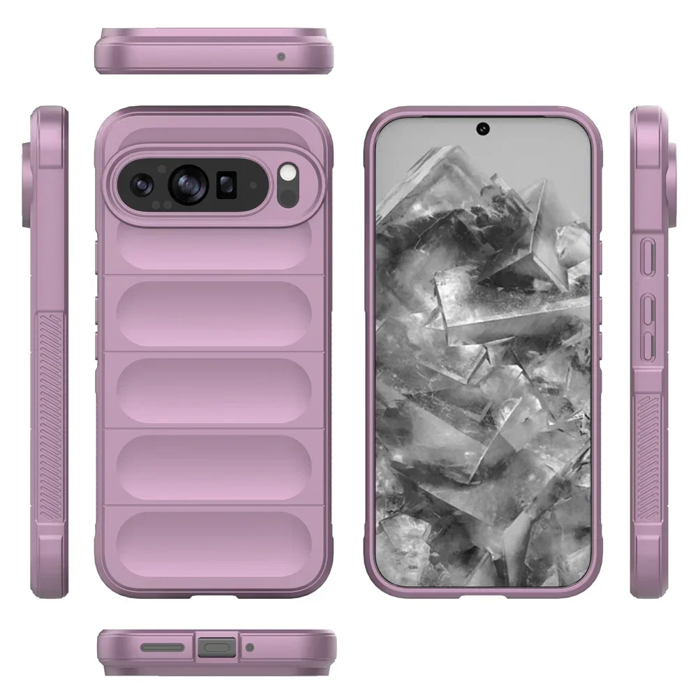 Color Liquid Silicone Matte Case for Google Pixel 9 Series