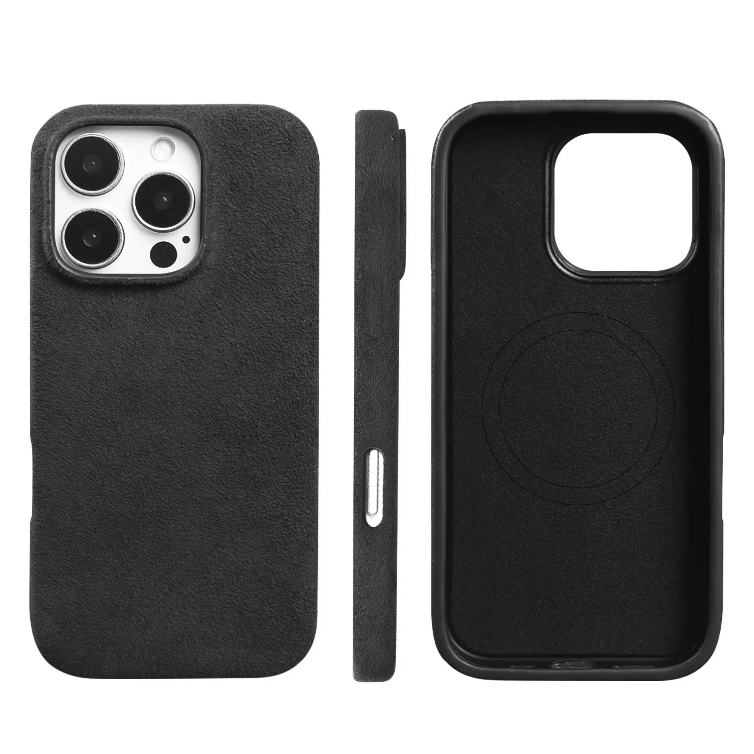 Luxury Alcantara MagSafe Case for iPhone 16 Series