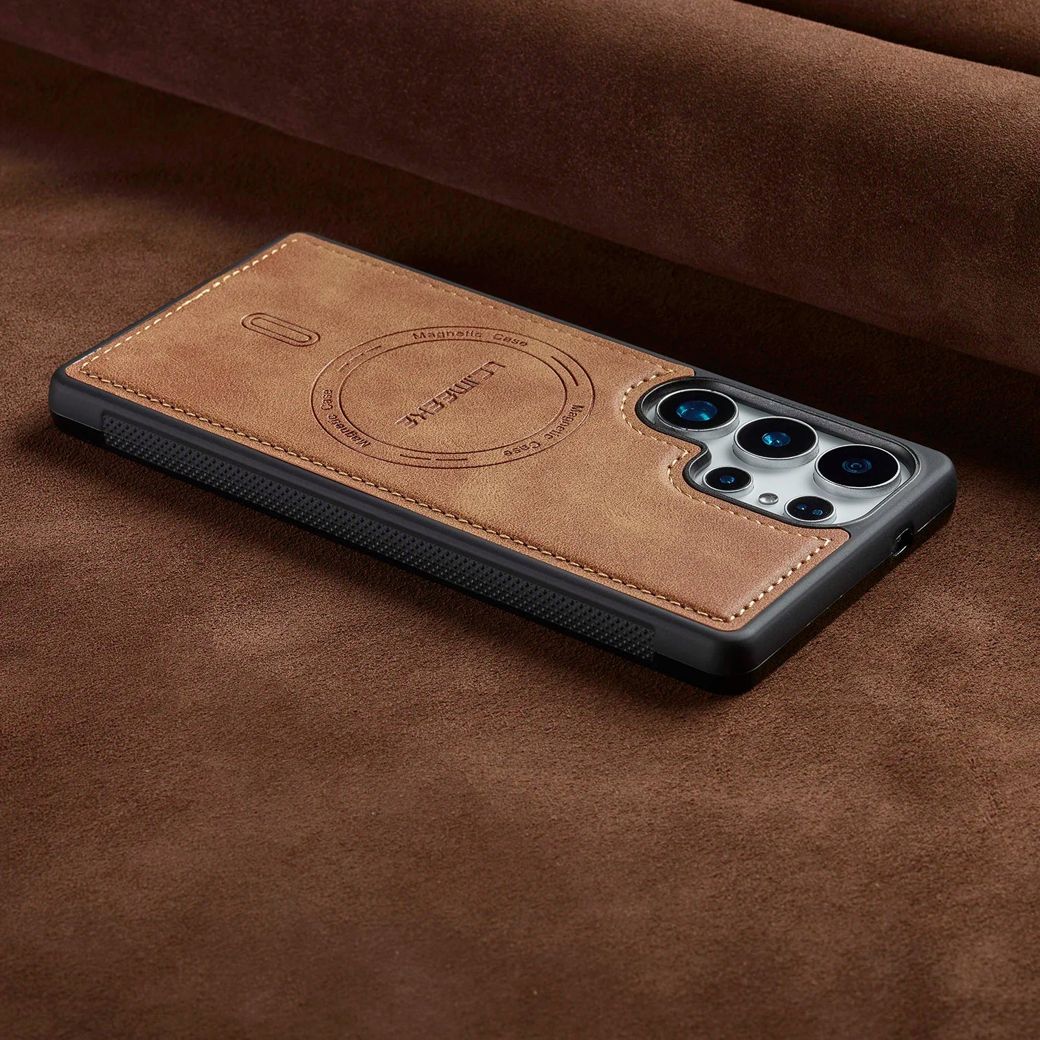 Business PU Leather Magnetic Case for Samsung Galaxy S25 Series